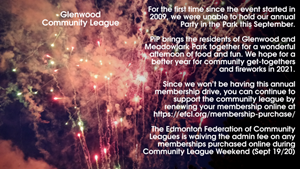 Renew your membership during community league weekend