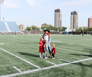 CFL Family Day Presented By Family Channel | The Awesome American Ninja Warrior Junior Obstacle Course