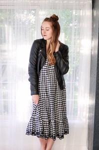 What To Wear With A Fall Gingham Dress