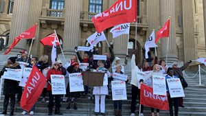 Nurses Rally for Alberta