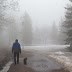 Foggy morning walk