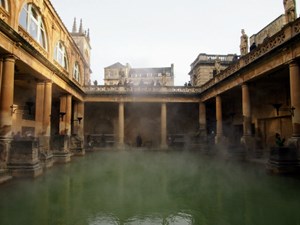 Visiting The Roman Baths in Bath