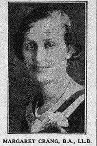 Margaret Crang: the AOC of #yegcc circa 1933