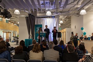Roundhouse coworking space is now open inside MacEwan University’s Allard Hall