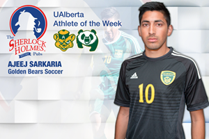 Ajeej Sarkaria is the Sherlock Holmes Athlete of the Week