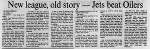 Throwback Thursday: This week in 1979, Edmonton Oilers make NHL preseason debut