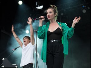 Review: Metric, July Talk deliver high-energy entertainment on Easter Sunday
