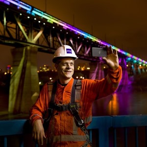 Lighting of the High Level Bridge