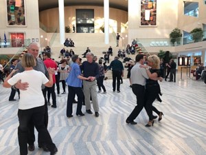 Learning the lindy hop with Edmonton's Swingin' Sundays