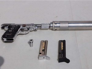 Seized submachine guns built in machine shop west of Edmonton