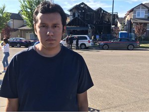 Father of dead baby tried to fight arson fire with garden hose